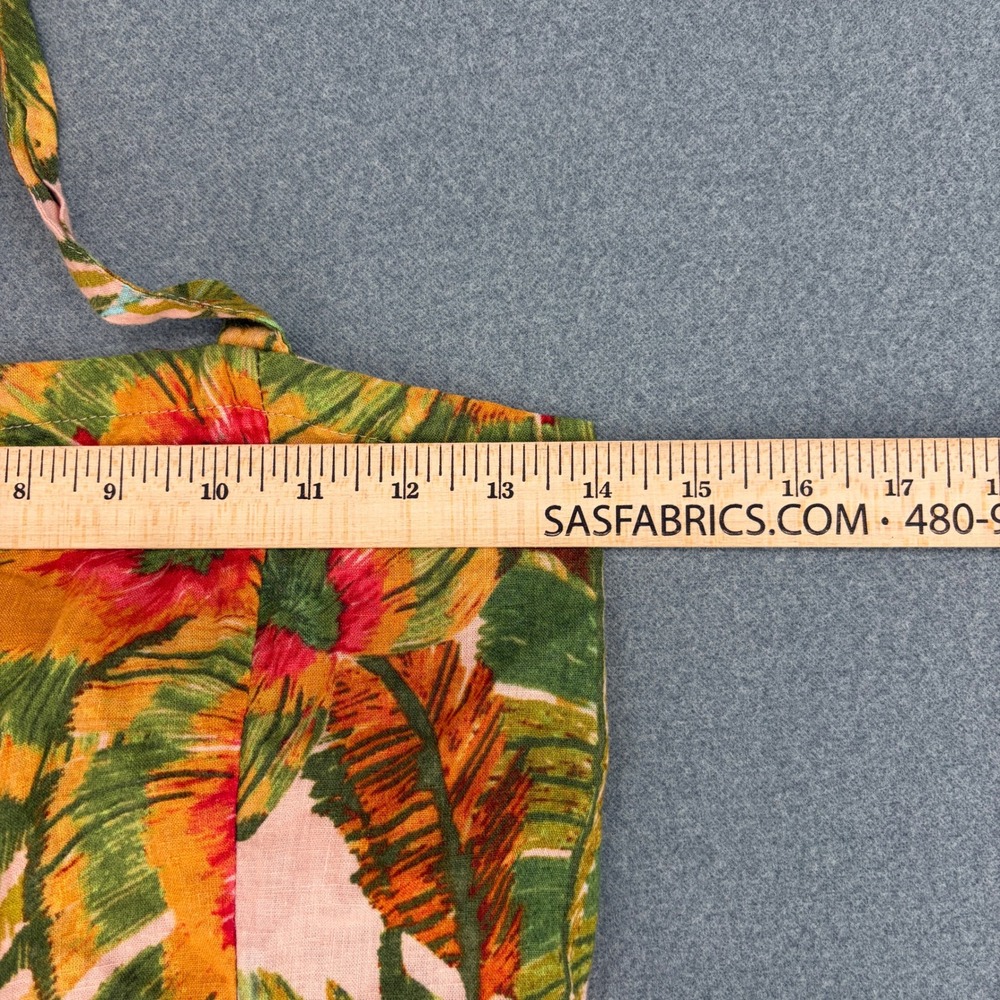 Tropical Floral Halter Wide Leg Jumpsuit Tropical Resort Boho Summer Vacation - Picture 7 of 10